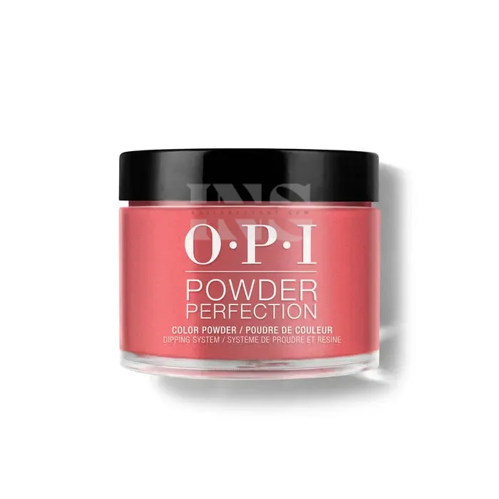 OPI Powder Perfection - Swiss Fall 2010 - Color So Hot It Berns 1.5 oz DP Z13 - Image 2