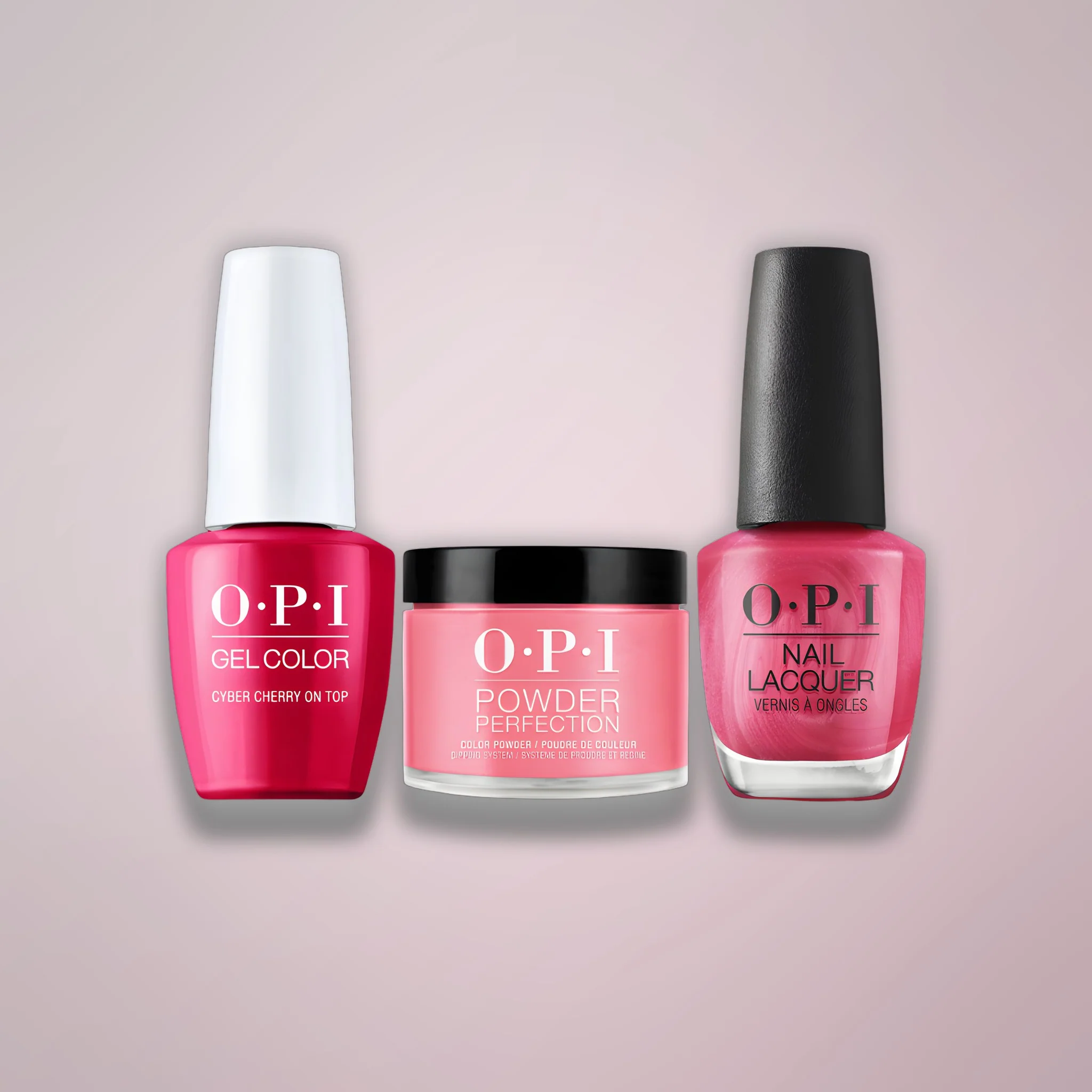 OPI Trio - Cyber Cherry On Top F014 (PD)