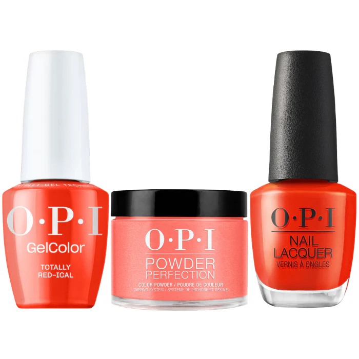 OPI Trio - Totally Red-ical F034 - Image 2