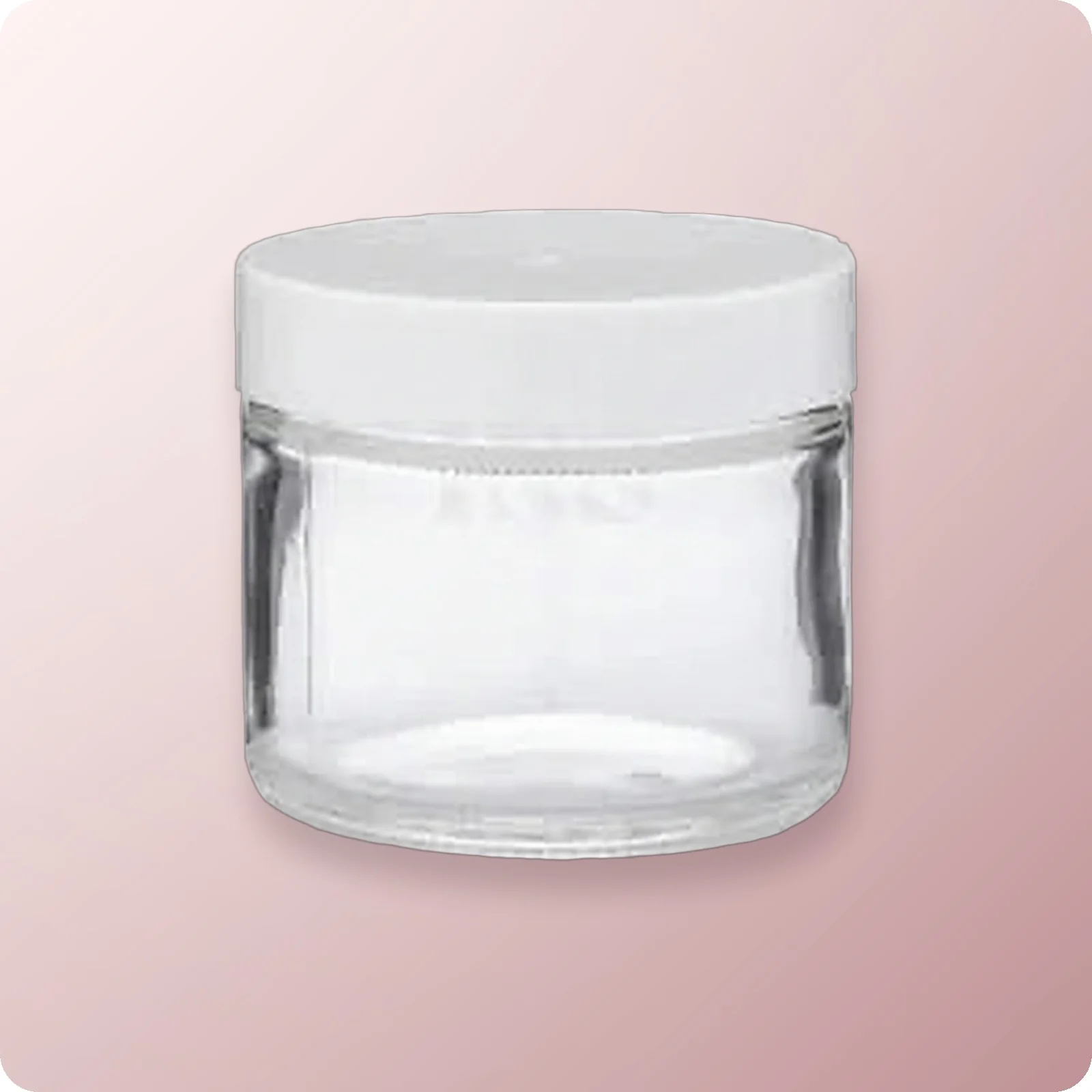 Plastic Jar White w/Lid PB50 2 oz