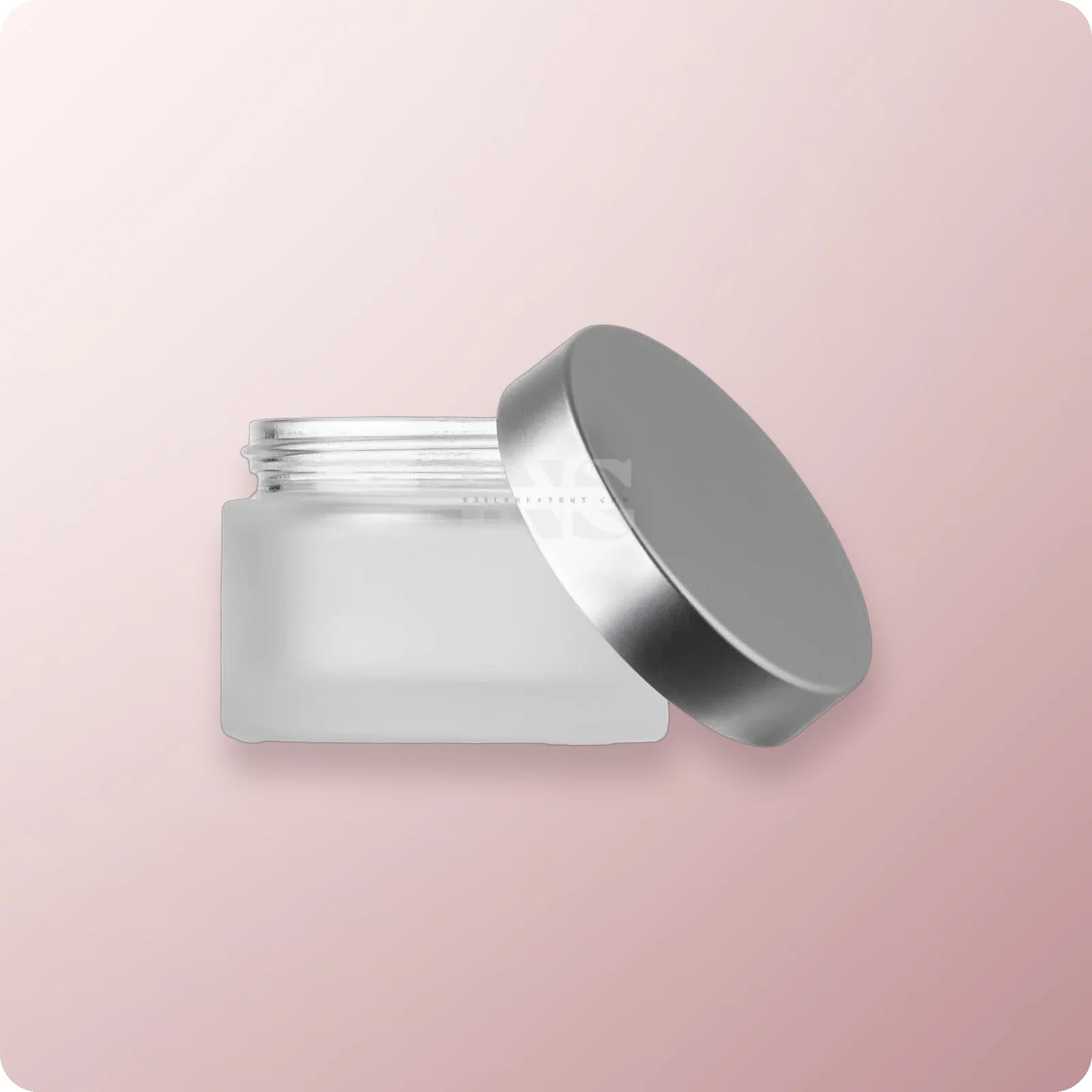 Powder Frosted Glass Jars POWDER CJF40P 40ML