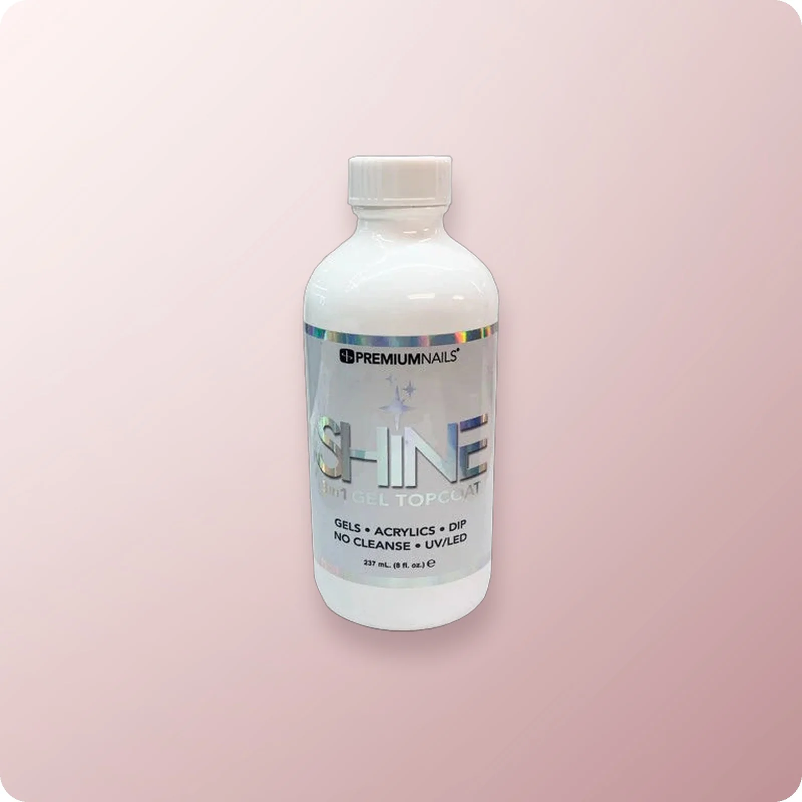PREMIUM Shine 3 in 1 UV Gel Top Coat - 8 oz