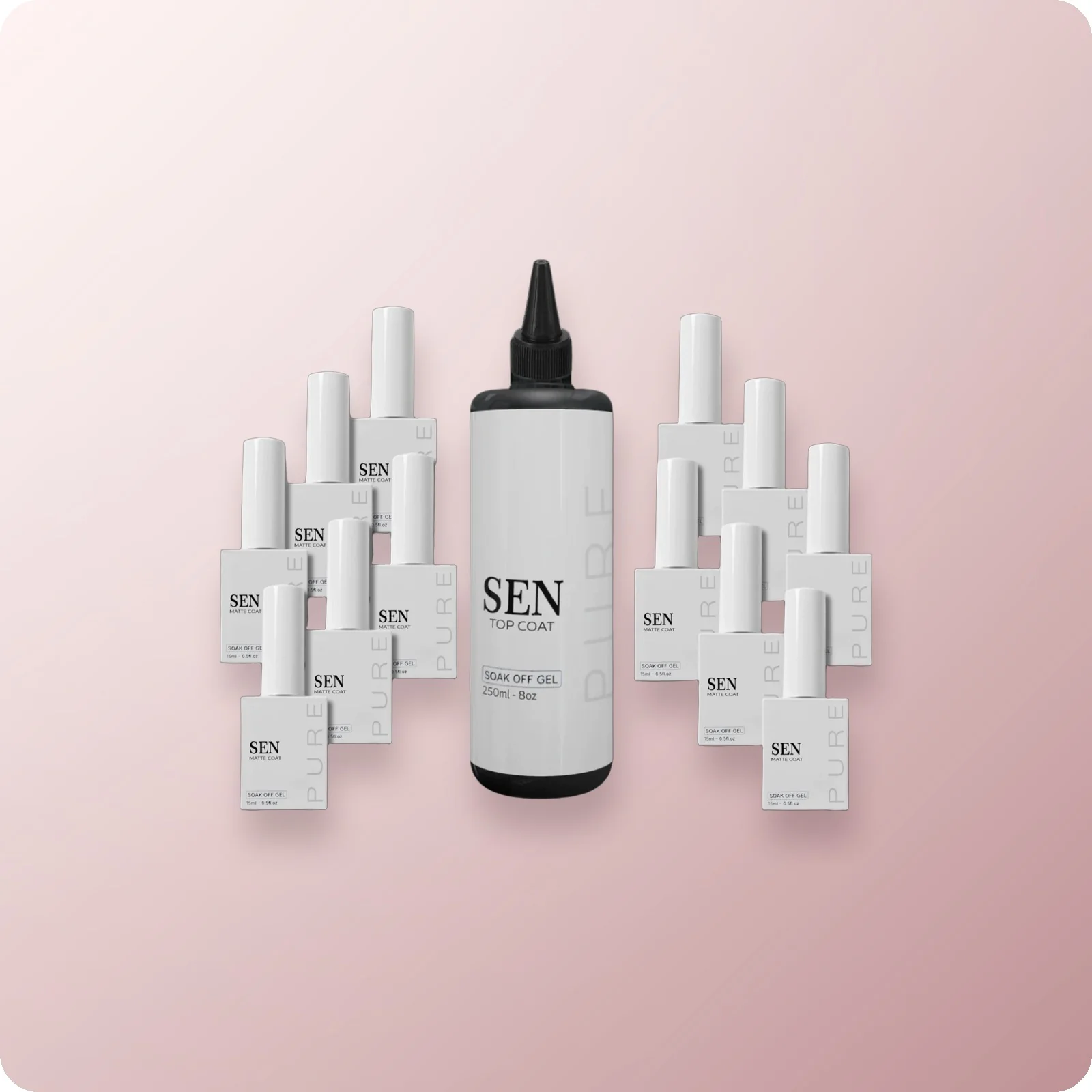 SEN PURE  Matte Coat 8 oz