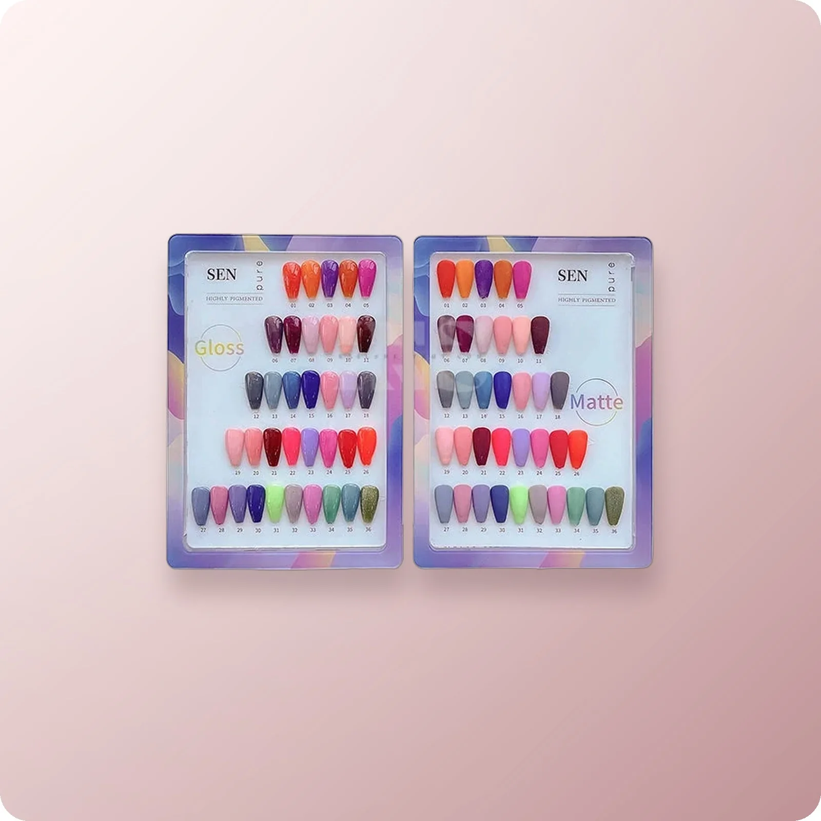 SEN PURE Mood 36 Gel Collection (Free Top-Base-Matte)