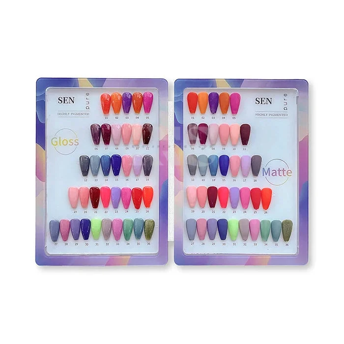 SEN PURE Mood 36 Gel Collection (Free Top-Base-Matte) - Image 2