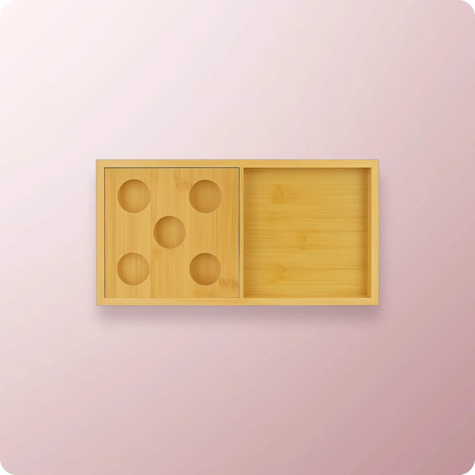 SEN SPA Bamboo Tray 5 Holes