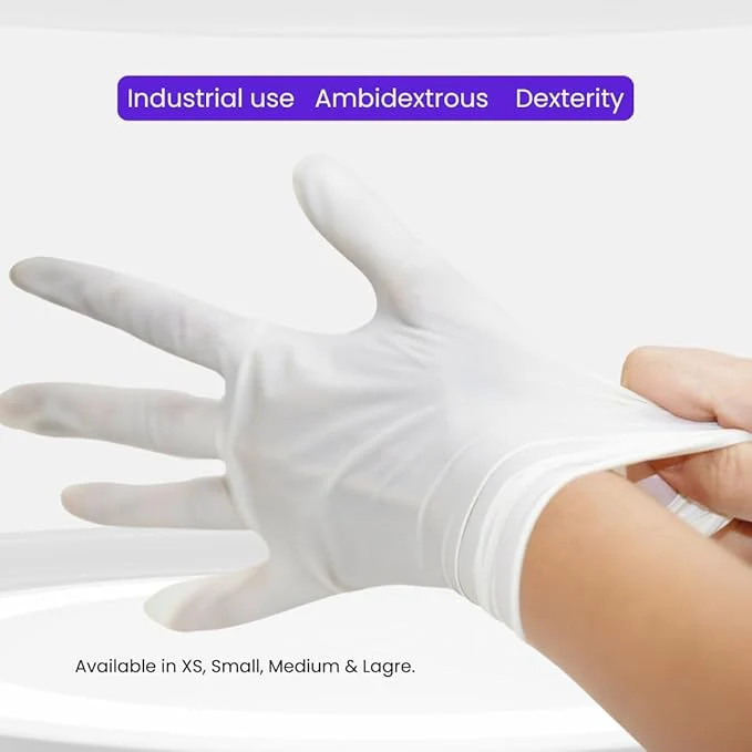 SHAMROCK 60600 Series Powder Free Latex Gloves 10/Box - Image 4