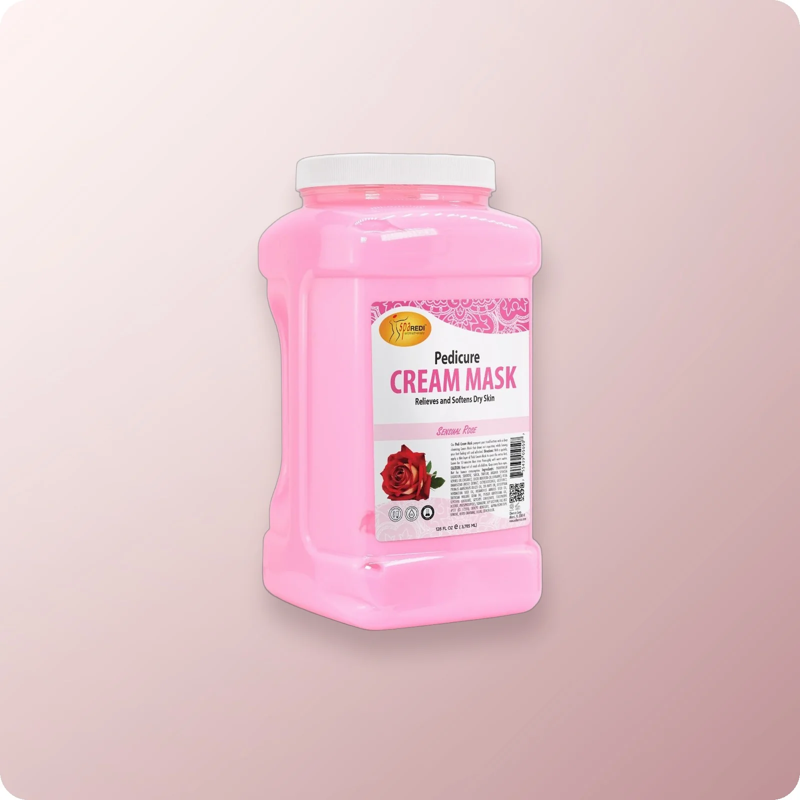 SPA REDI Cream Mask Sensual Rose Gallon 4/Box