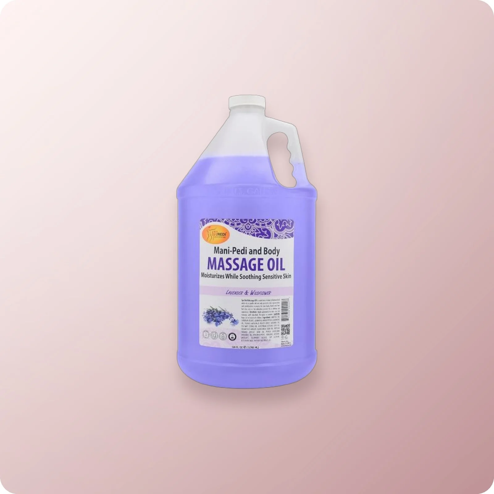 SPA REDI Massage Oil Lavender & Wildflower Gallon
