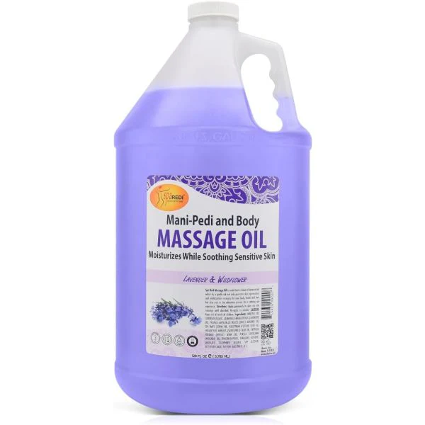 SPA REDI Massage Oil Lavender & Wildflower Gallon - Image 2