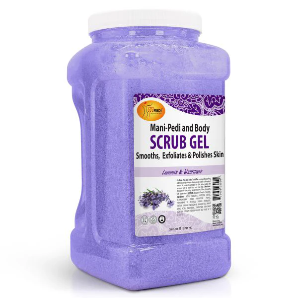SPA REDI Scrub Gel Lavender & Wildflower Gallon 4/Box - Image 2