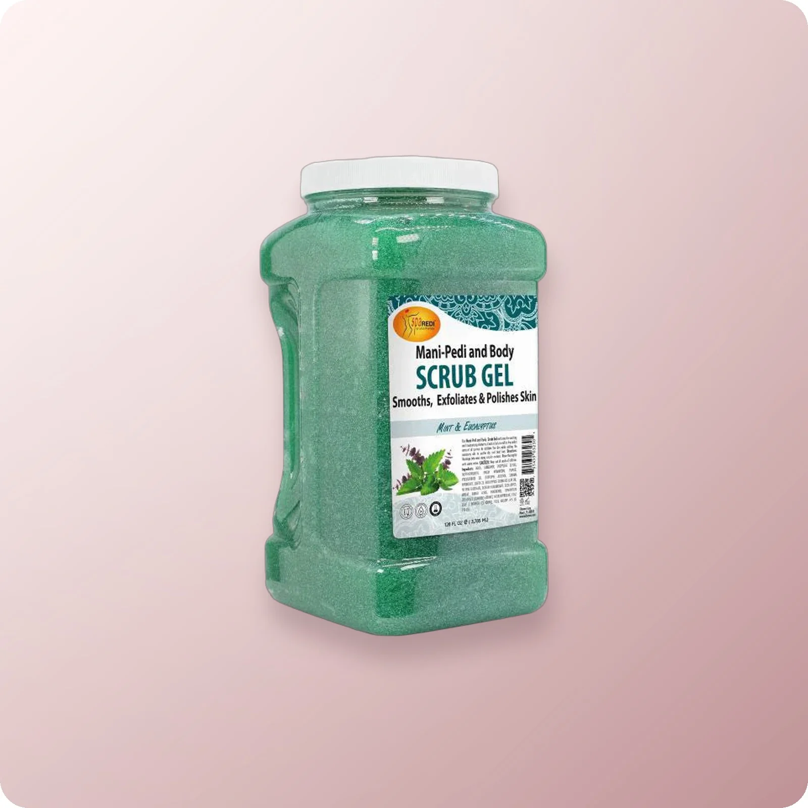 SPA REDI Scrub Gel Mint & Eucalyptus Gallon 4/Box
