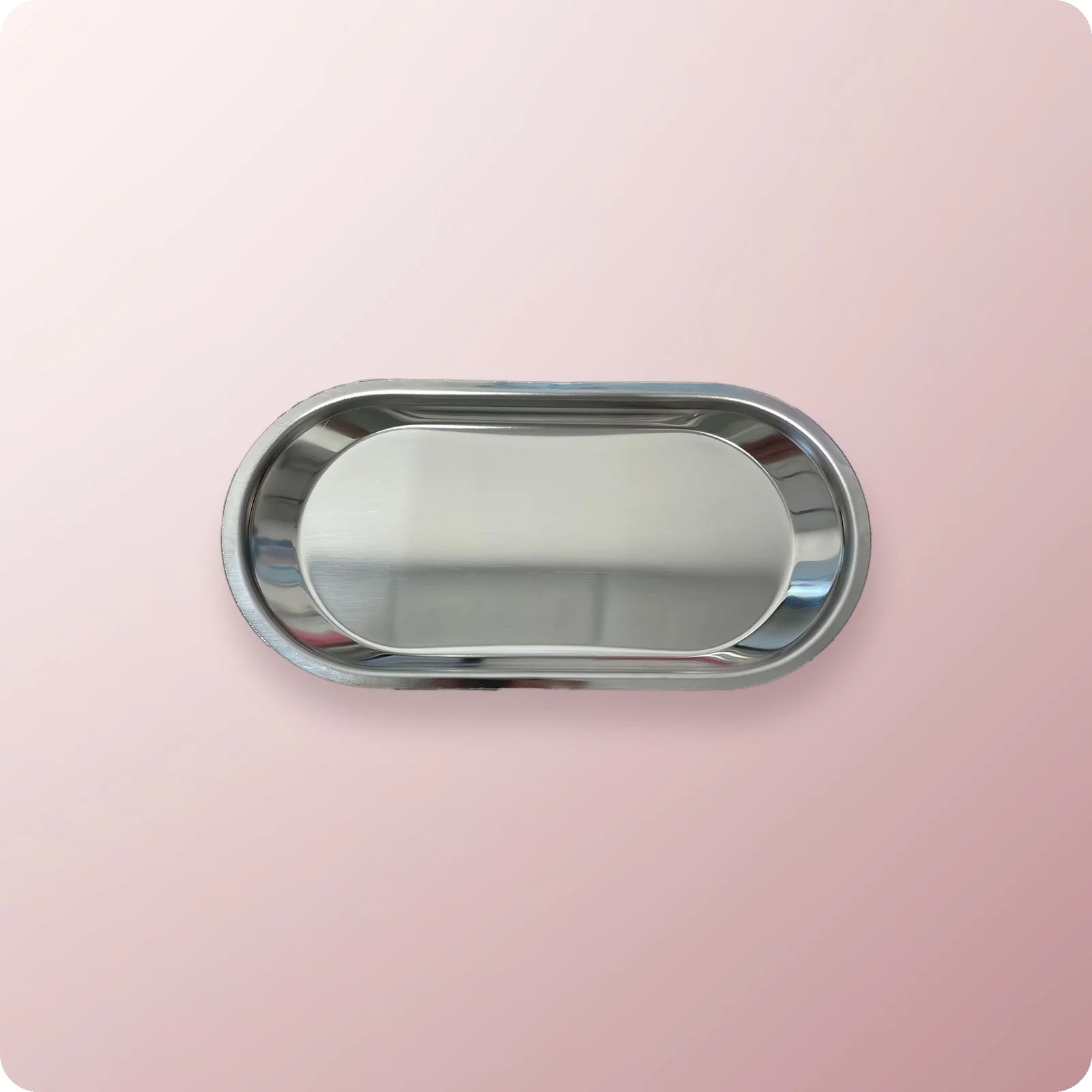Stainless Steel Salon Utility Tray - Silver