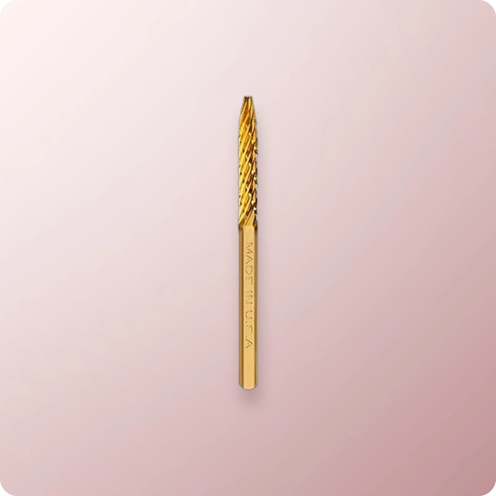 STARTOOL Carbide - Cone 3/32 Under Nail Cleaner - Gold