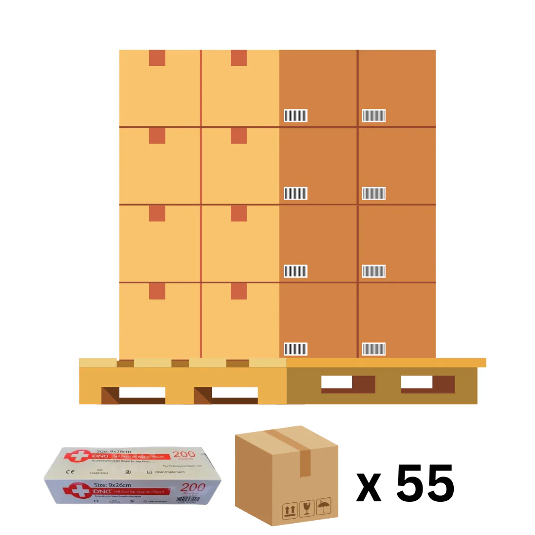 Sterilization Pouch 3.5'' x 10'' (9x26cm) 4000/Box - 50/Case per PALLET (W2) - Image 2