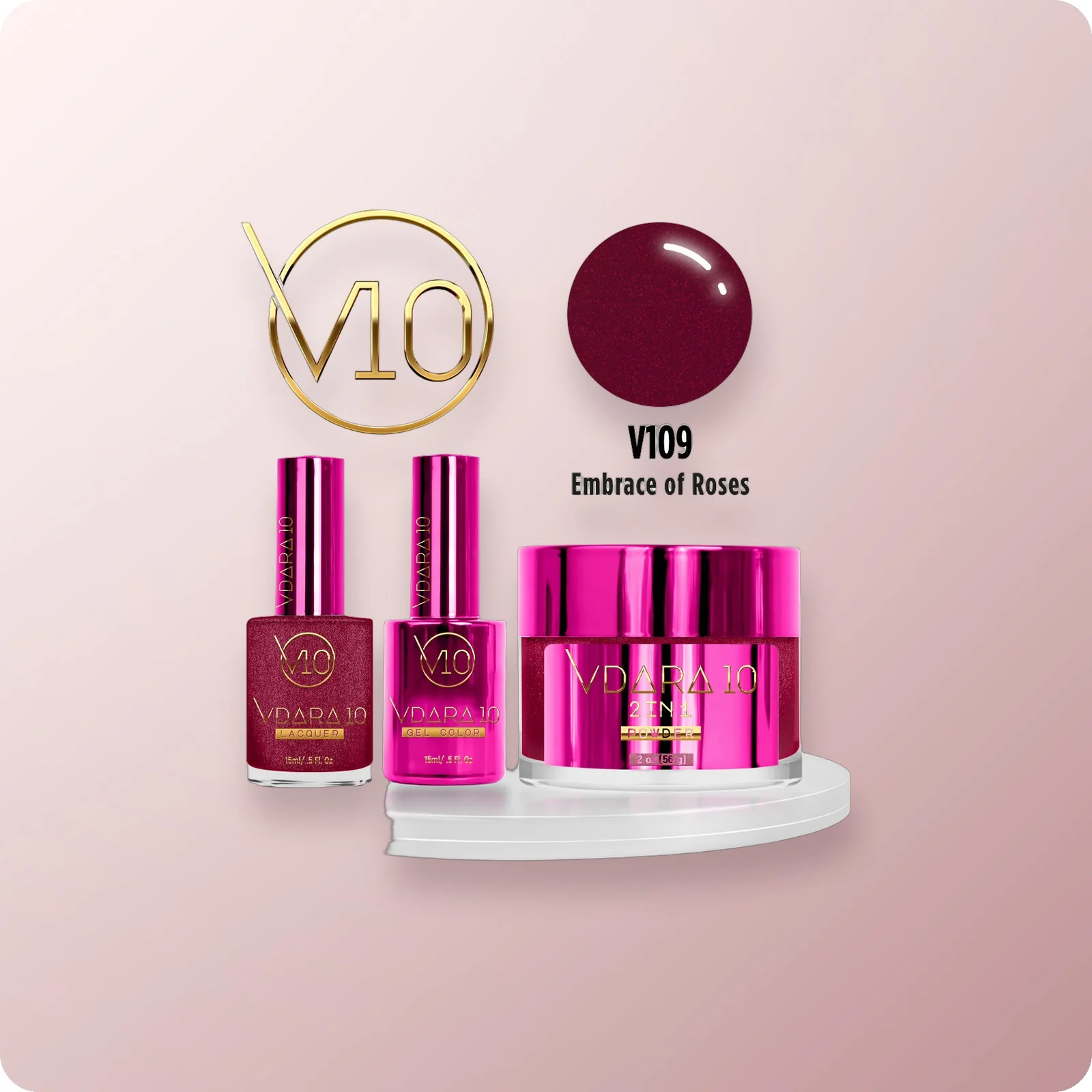 VDARA Trio 109 Embrace of Roses