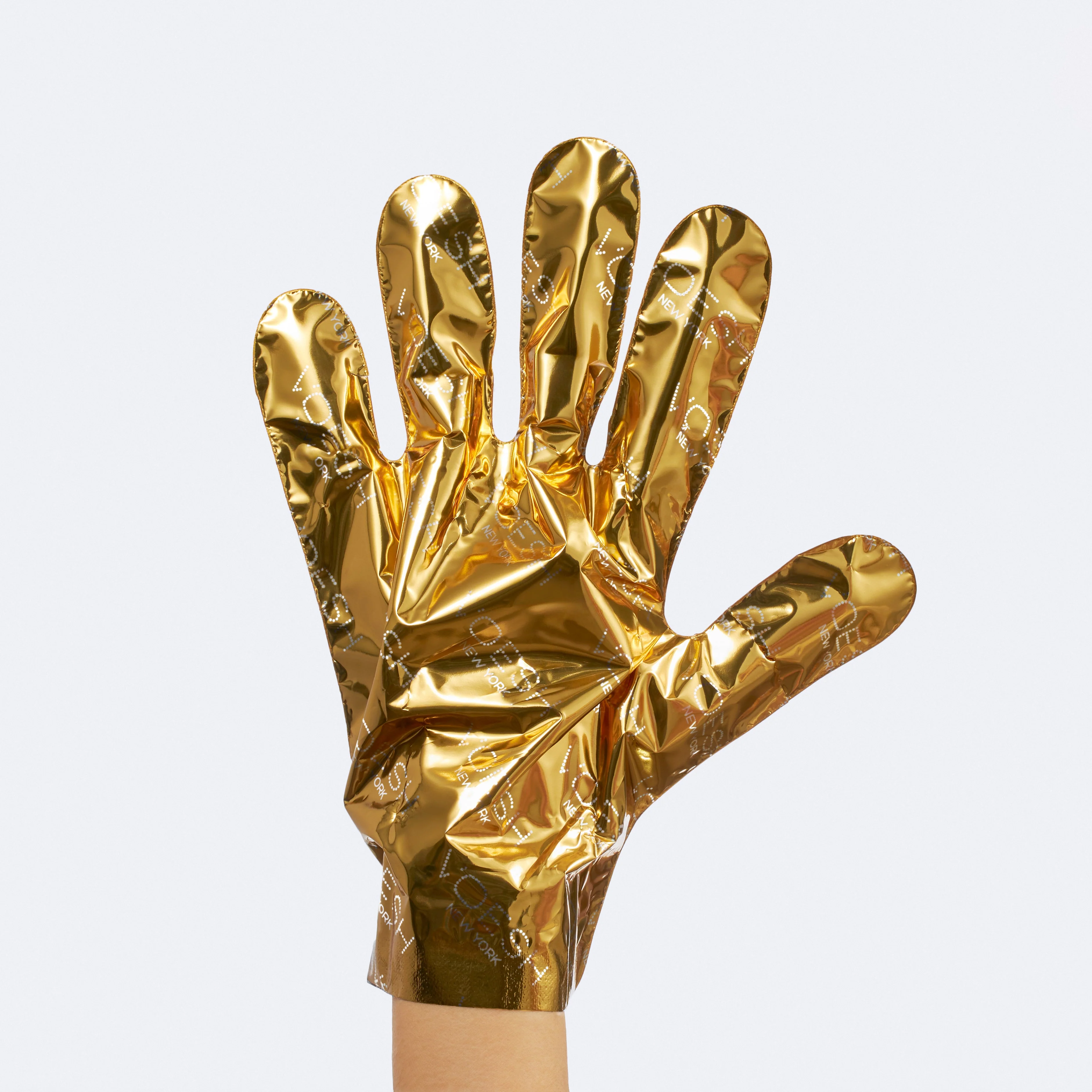 VOESH Collagen Mask Gloves - Imperial 24k Gold Single - Image 3