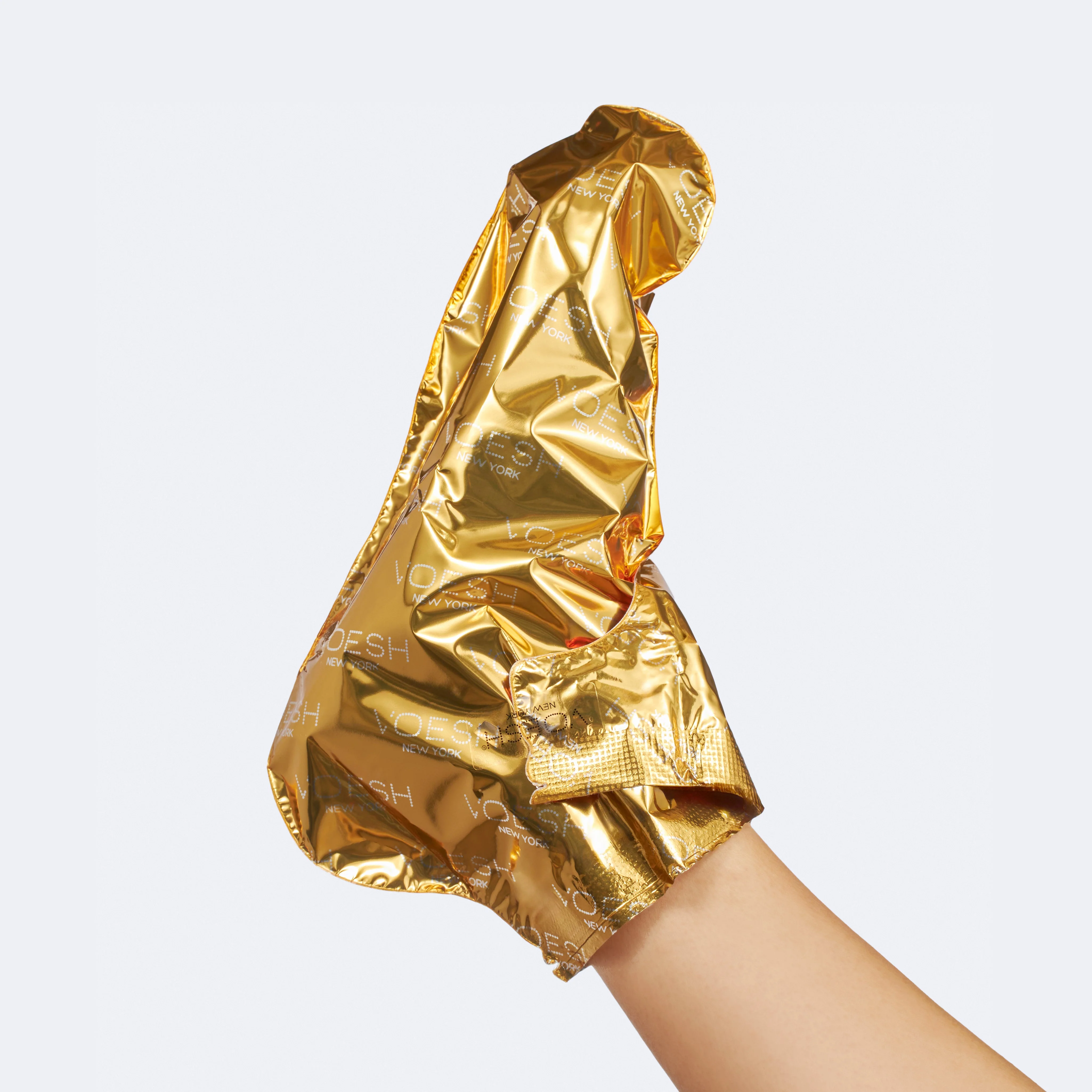 VOESH Collagen Mask Socks - Imperial 24K Gold 60/Box - Image 4