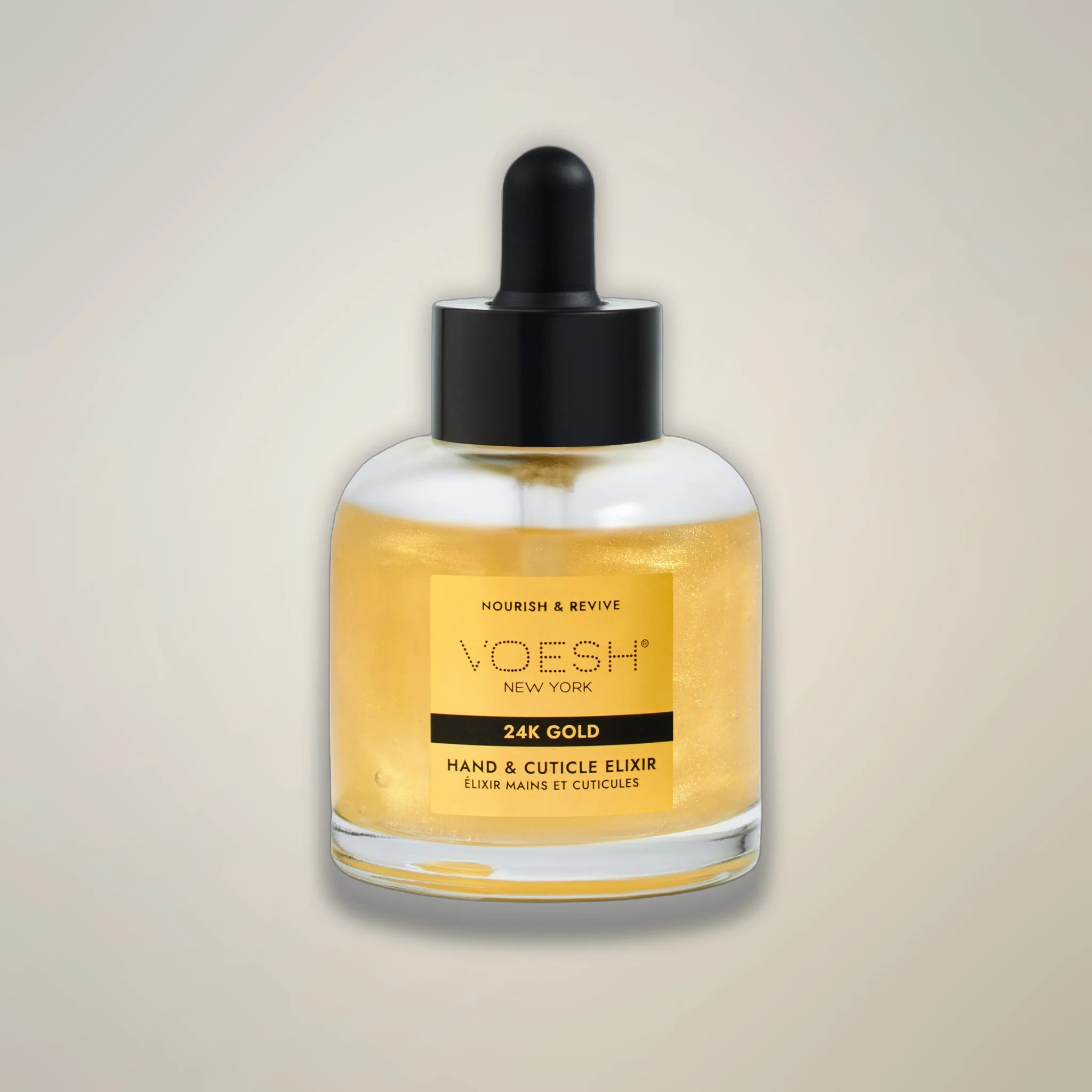 VOESH Hand & Cuticle Elixir 1.69 oz - Imperial 24k Gold Single